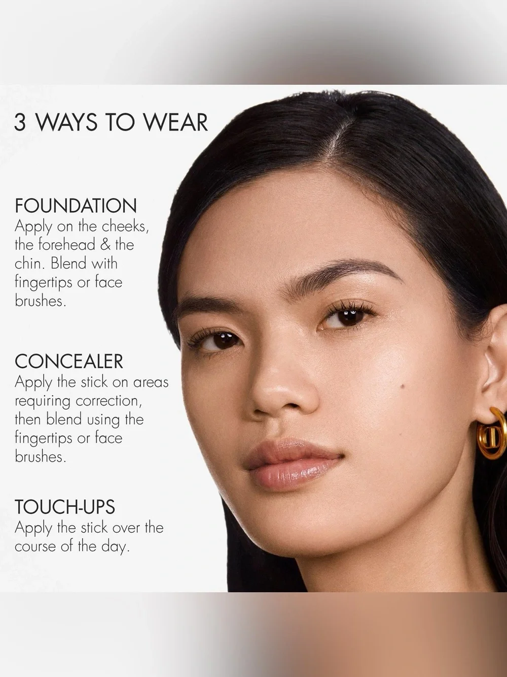 Dior Forever Skin Perfect Foundation Stick - Black & Gold Accents